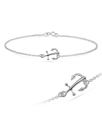 Anchor Silver Anklet ANK-196